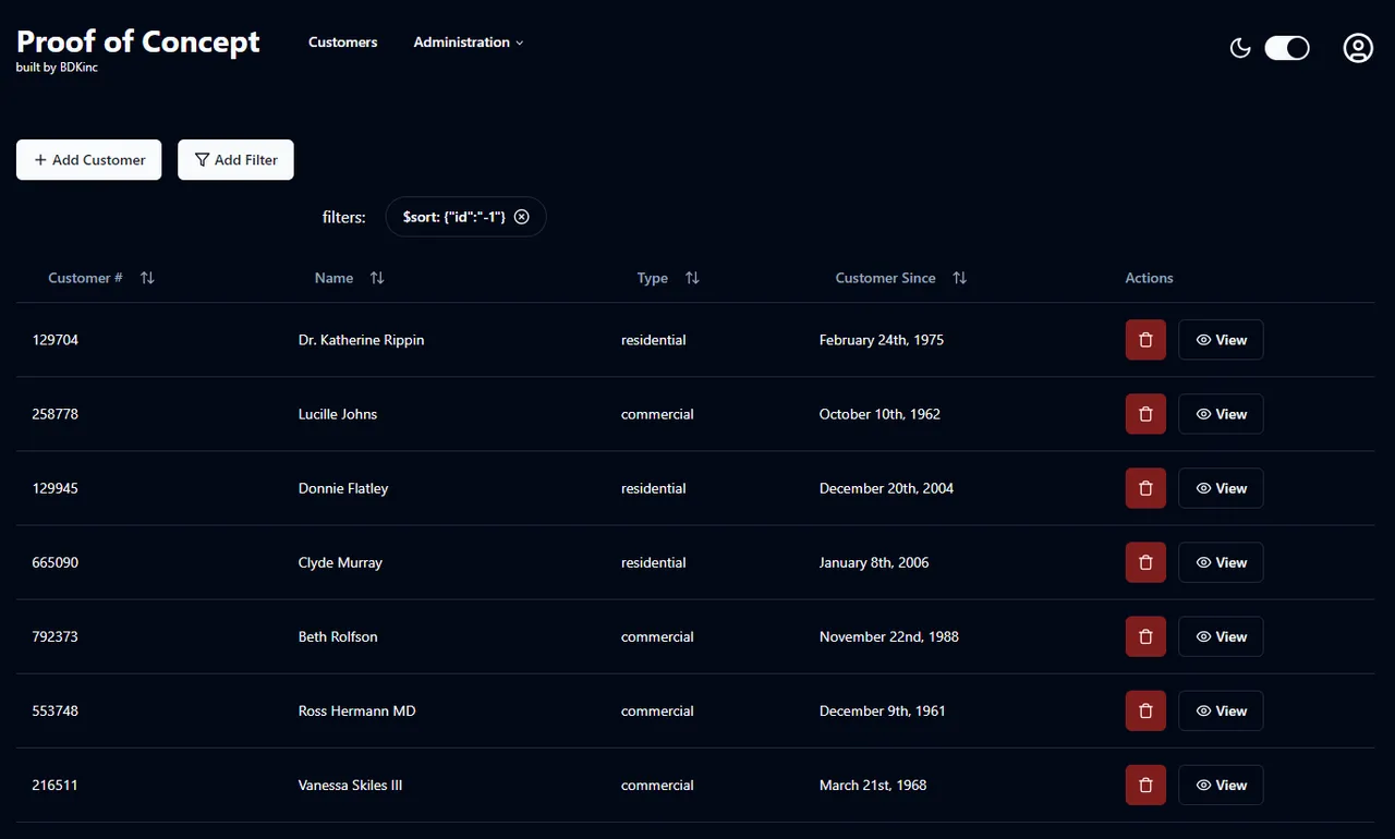 Prototype Demographic Application Hero Image